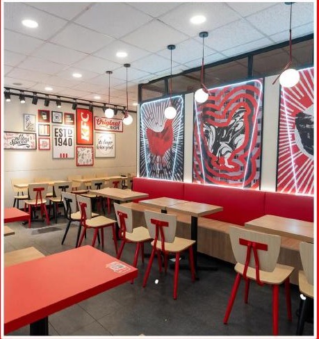 KFC Tampines Mart interior